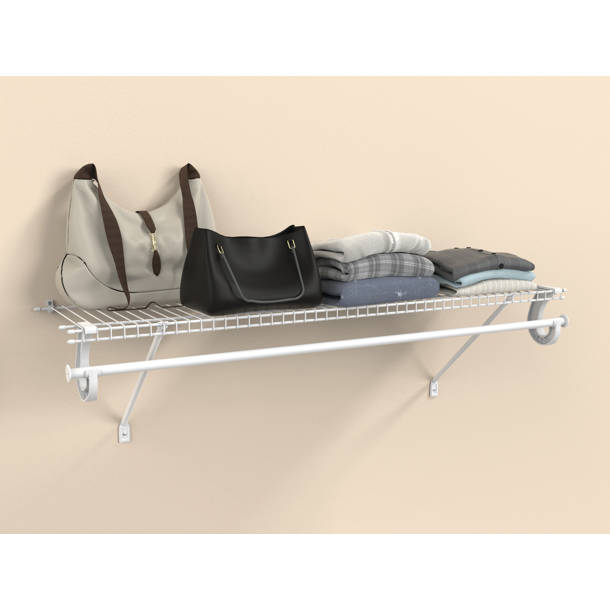 ClosetMaid SuperSlide 48 in. Hanging Closet Rod (2 Pieces) and Closet